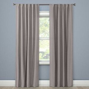 Open Box - Threshold - 1pc 50"x95" Blackout Aruba Window Curta Gray Stone